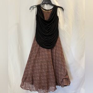 Elegant Bollywood Style Formal Girls Party Dress With Gold Chain Size 10/12 NEW